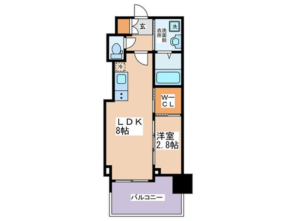 セレニテ日本橋プリエの物件間取画像